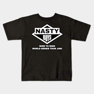 Nasty Boys World Tour 1990 Kids T-Shirt